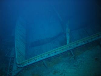 No. 1 hold located immediately aft of forecastle